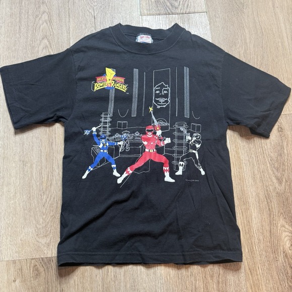 Other - Vintage Mighty Morphin Power Rangers 90s Graphic T Shirt Youth XL Made In‎ USA